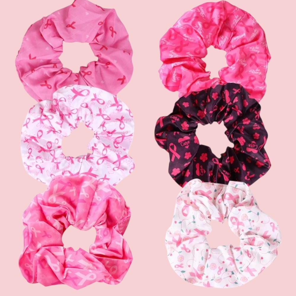 Breast Cancer Awareness Scrunchies